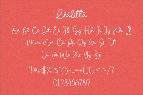 Realitta Font Allouse.Studio 