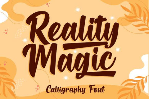 Reality Magic Font eknojistudio99 