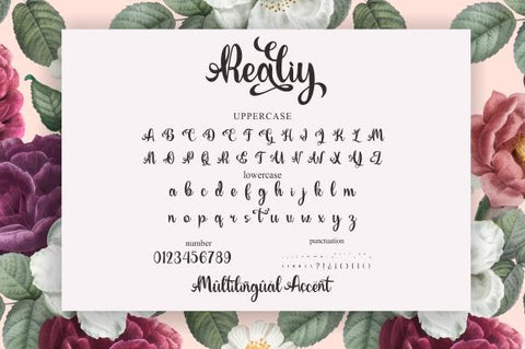 Realiy Font eknojistudio99 