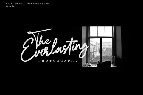 Reallishmy // Signature Font Font Javapep 