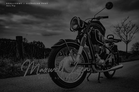 Reallishmy // Signature Font Font Javapep 