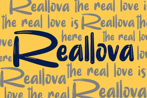 Reallova Font Garisman Studio 