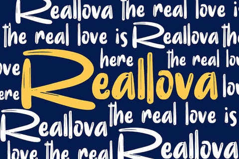 Reallova Font Garisman Studio 