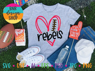 Rebels Football SVG SVG BNRDesignShop 