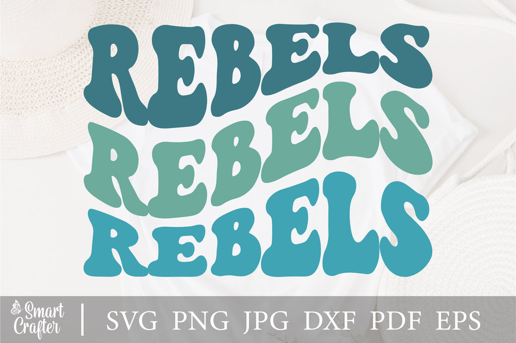 Rebels Script Svg Rebels Svg, Digital Download, Game Day Svg, Team Mascot Svg, Rebels ...