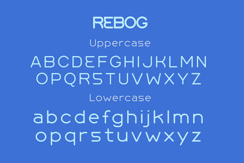 Rebog Font twinletter 