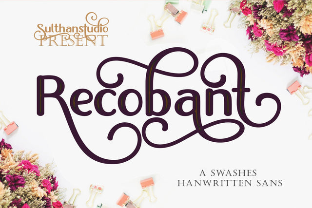Recobant Font Sulthan studio 