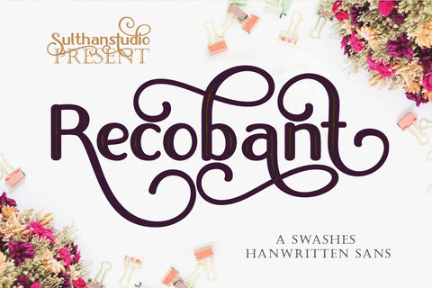 Recobant Font Sulthan studio 