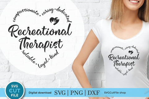 Recreational Therapist svg, a play therapist svg file for crafters SVG SVG Cut File 
