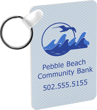 Rectangle Keychain Sublimation Templates: Unisub Template #5995 SVG Unisub Sublimation 