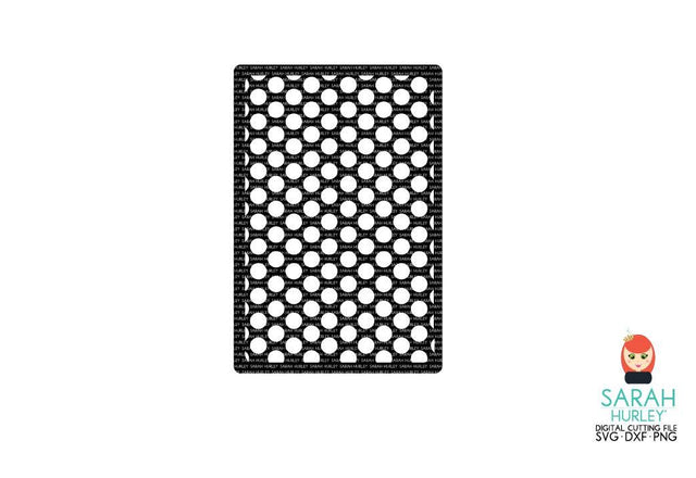 Rectangle Polka Dot Background SVG Sarah Hurley 