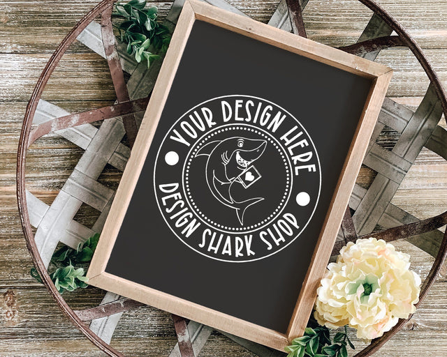 Rectangular Chalkboard Mock Up Mock Up Photo Design Shark 