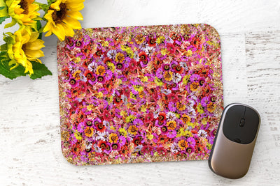 Rectangular Floral Mouse Pad,Seamless Wrap Design,Flowers Design Mouse Pad,Mouse Pad Template,Personalized Mouse Pad,Mouse Pad Sublimation Digital Pattern ArtStudio 