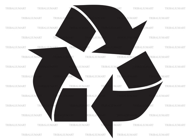 Recycle sign SVG TribaliumArtSF 