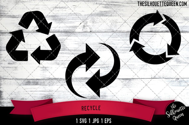 Recycle SVG File, SVG Bundle File-Cut File-Vector Clip Art for Commercial & Personal Use-Download-Cricut,Cameo,Explore,SCAL,Silhouette SVG Loveleen Kaur 