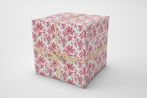 Red azalea digital paper seamless pattern Digital Pattern artnoy 