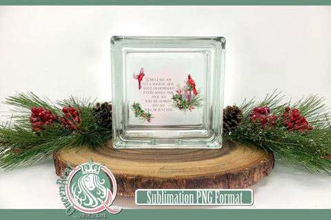 Red Cardinal All Will Be Just Fine Sublimation Sublimation QueenBrat Digital Designs 