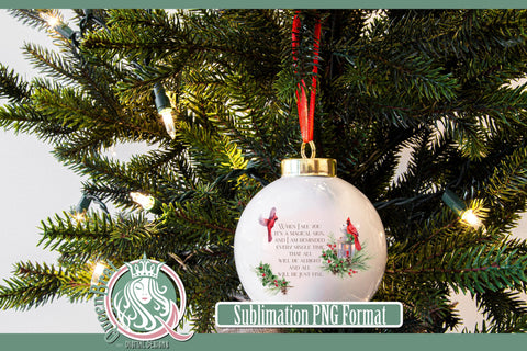 Red Cardinal All Will Be Just Fine Sublimation Sublimation QueenBrat Digital Designs 