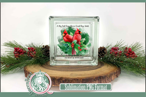 Red Cardinal Always By Your Side Sublimation Sublimation QueenBrat Digital Designs 