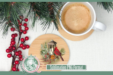 Red Cardinal I Miss You Too Sublimation Sublimation QueenBrat Digital Designs 