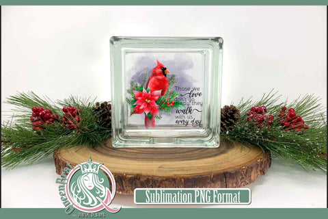 Red Cardinal Walk With Us Every Day Sublimation Sublimation QueenBrat Digital Designs 