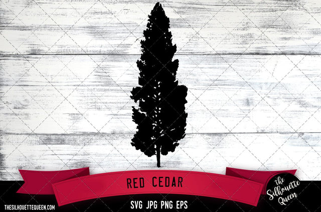 Red Cedar 2 SVG -Vector Art Commercial & Personal Use- Cricut,Silhouette,Cameo,Vinyl Cut SVG Loveleen Kaur 