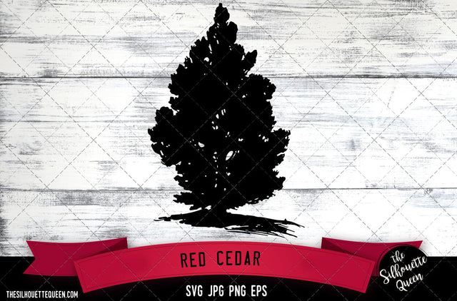 Red Cedar SVG -Vector Art Commercial & Personal Use- Cricut,Silhouette,Cameo,Vinyl Cut SVG Loveleen Kaur 
