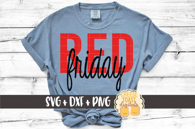 Red Friday SVG Cheese Toast Digitals 