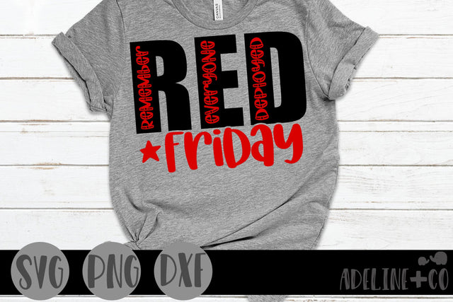 Red Friday SVG, military SVG Adeline&co 
