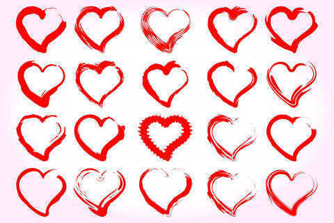 Red Hearts Shape SVG Bundle, Heart Set SVG D2PUTRI, SVG BUNDLE, SUBLIMATION BUNDLE, T SHIRT DESIGNS BUNDLE 