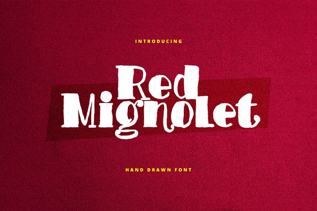 Red Mignolet - Funny Font! Font Fadeline Std. 