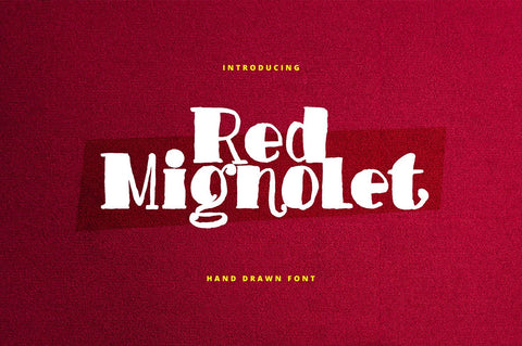 Red Mignolet - Funny Font! Font Fadeline Std. 