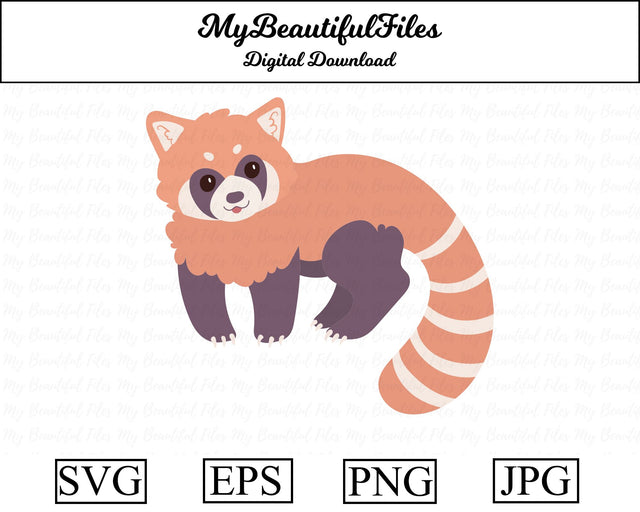 Red Panda - Animal SVG MyBeautifulFiles 