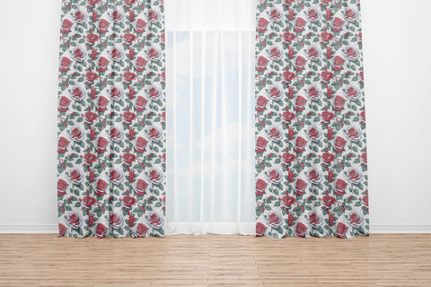 Red Rose Digital Paper Seamless Floral Pattern Digital Pattern artnoy 