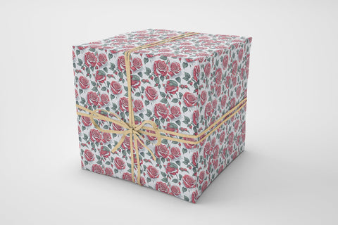 Red Rose Digital Paper Seamless Floral Pattern Digital Pattern artnoy 