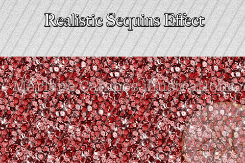 Red Sequins Skinny Tumbler Sublimation Sublimation Marlene Campos 