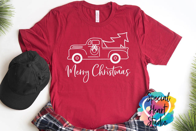 Red Truck Christmas SVG Special Heart Studio 