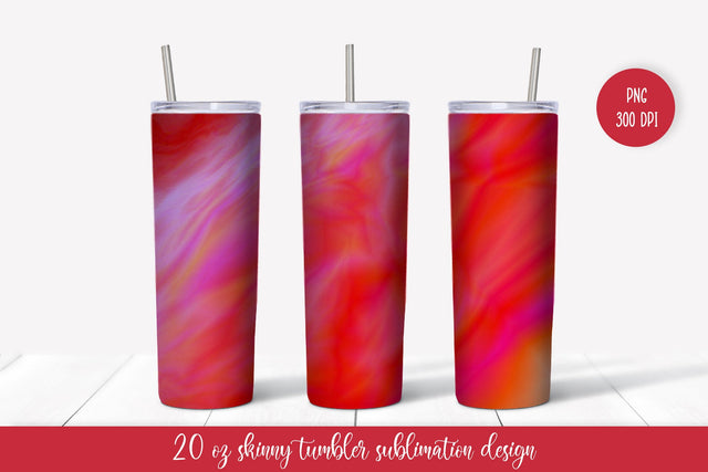 Red Tumbler Sublimation Wrap. Marble Texture Tumbler Design Sublimation LaBelezoka 