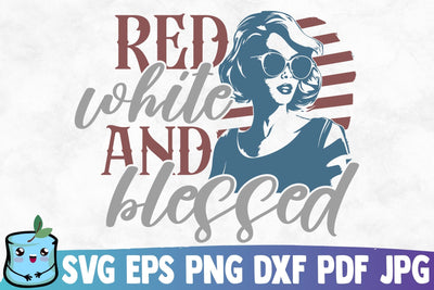Red White And Blessed SVG MintyMarshmallows 