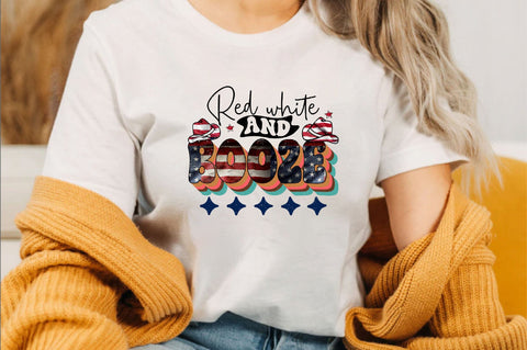 Red White and Booze Sublimation SVGArt 
