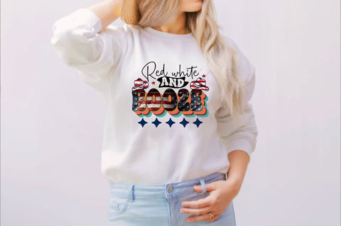 Red White and Booze Sublimation SVGArt 