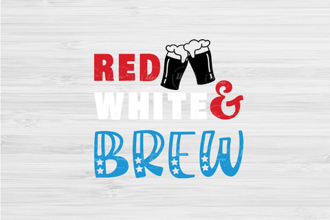 Red White And Brew / Red White & Brew - SVG, PNG, DXF, EPS SVG Elsie Loves Design 