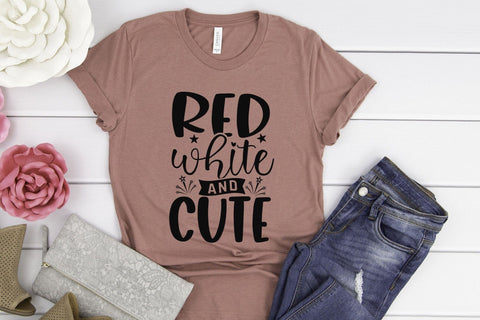 Red White And Cute, Patriotic, Fourth Of July SVG SVG CraftLabSVG 