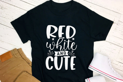 Red White And Cute, Patriotic, Fourth Of July SVG SVG CraftLabSVG 