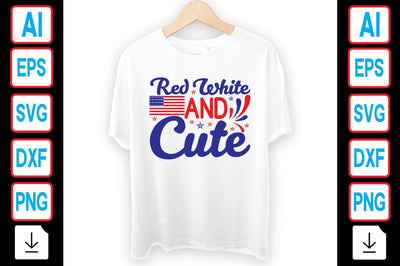 Red White and Cute SVG Craftlabsvg24 