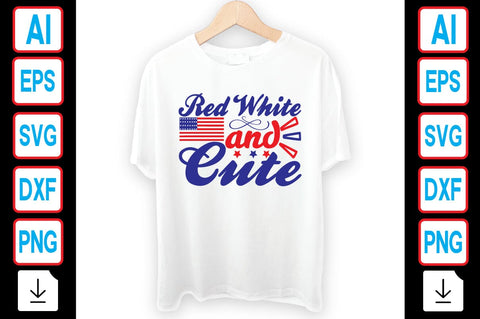 Red White and Cute SVG Craftlabsvg24 