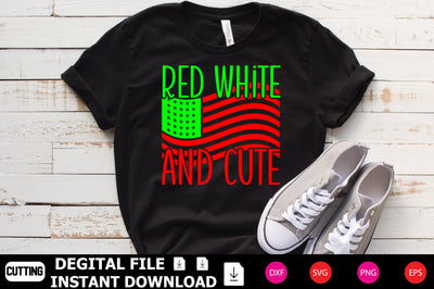 Red White And Cute SVG Shahin alam 