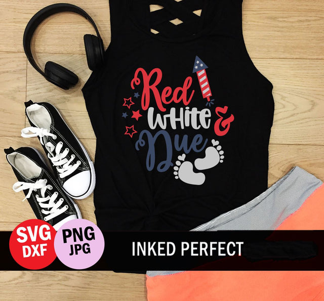 Red White And Due SVG Inked Perfect 