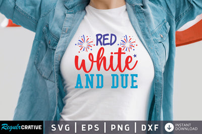 Red white and due SVG SVG Regulrcrative 