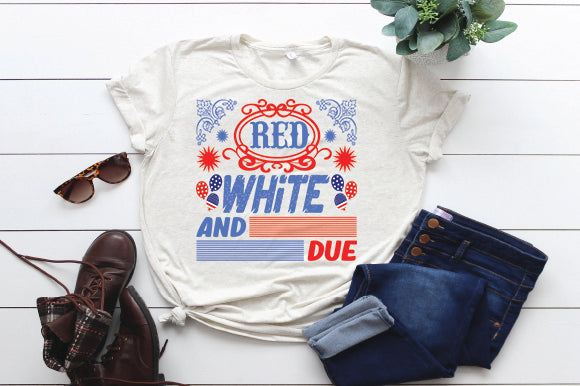 Red White and Due SVG thesvgfactory 